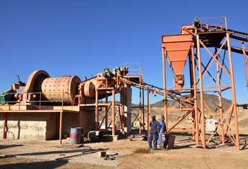 該金礦選礦廠的磨礦系統 該金礦選礦廠的磨礦系統